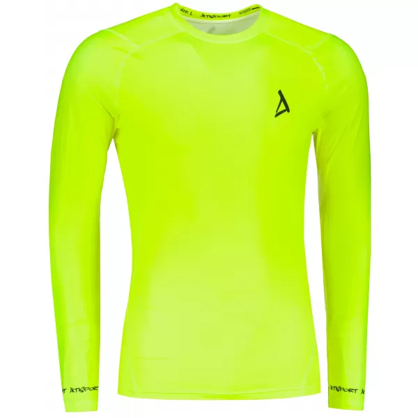  Pánske funkčné kompresné tričko premium ALTISPORT VOJ/ALM000TR03 NEON YELLOW 