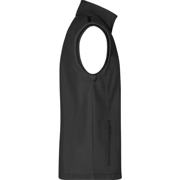  Pánska softshellová vesta ALTISPORT NoPrint NP/ALM8211NJ BLACK/BLACK 