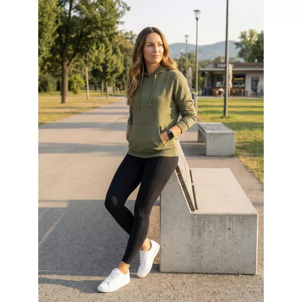  Dámska mikina ALTISPORT NoPrint NP/ALW579NJ OLIVE 