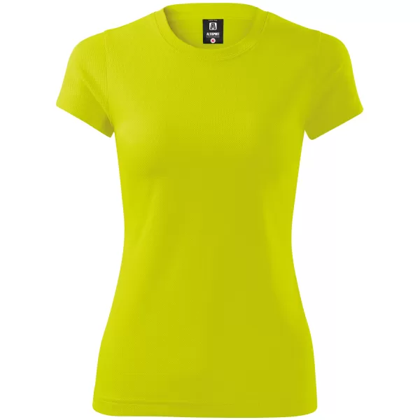  Dámske funkčné tričko ALTISPORT NoPrint NP/ALW041 NEON YELLOW 
