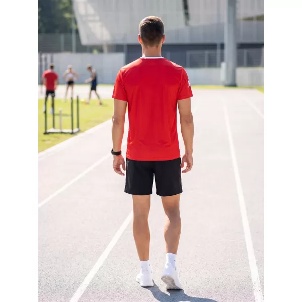  Pánske funkčné prémiové tričko ALTISPORT VOJ/ALM040TR01 ČERVENÁ 