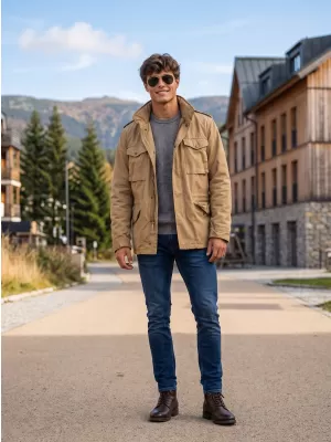 Pánska bunda Brandit M-65 Field BD3108 Camel