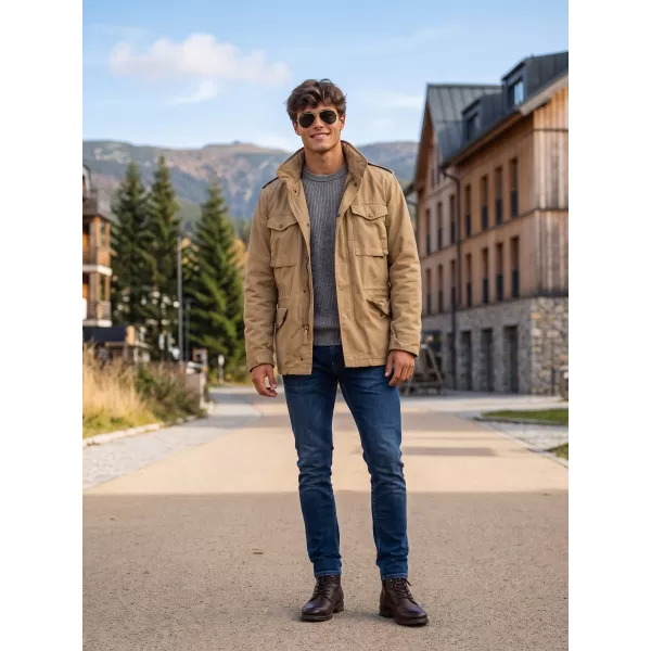  Pánska bunda Brandit M-65 Field BD3108 Camel 