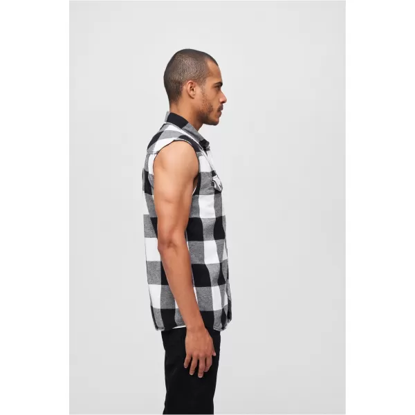  Pánska košeľa BRANDIT BD4031 WHITE/BLACK 