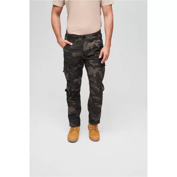 Pánske nohavice BRANDIT PURE SLIM BD1016 DARKCAMO 