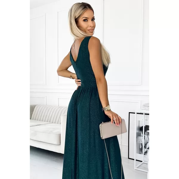  Šaty NUMOCO LOUISE 467-1 ZELENÁ 