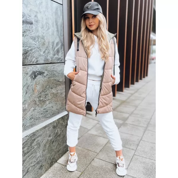  Dámska vesta DSTREET ONADE TY3726 KARAMEL 