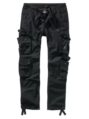 Pánske nohavice BRANDIT PURE SLIM BD1016 BLACK