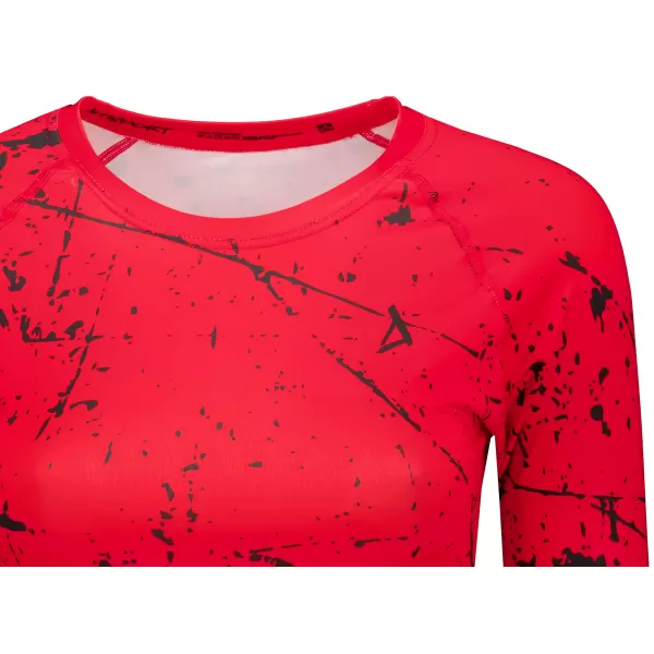  Dámsky funkčný crop top s dlhým rukávom premium ALTISPORT VOJ/ALW034TR04 červená 