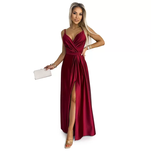  Šaty NUMOCO JULIET 512-6 ČERVENÁ 