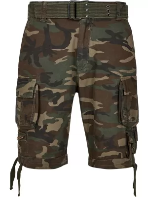 Pánske šortky Brandit Savage Vintage BD2001 Olive Camo