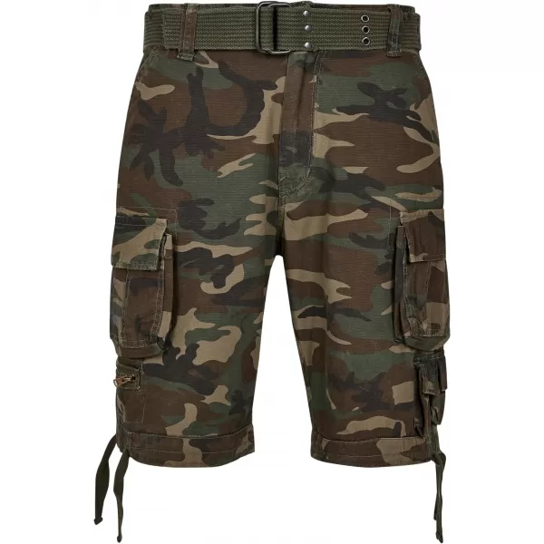  Pánske šortky Brandit Savage Vintage BD2001 Olive Camo 