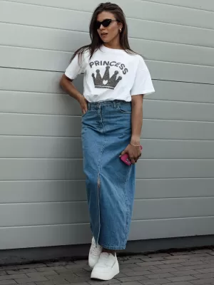 Dámska sukňa DSTREET VICTON CY0465 modrá