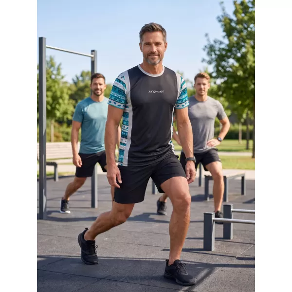  Pánske funkčné tričko premium ALTISPORT VOJ/ALM043TR01 ČIERNOMODRÁ 