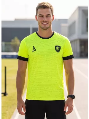 Pánske funkčné prémiové tričko ALTISPORT VOJ/ALM040TR01 NEÓNOVÁ ŽLTÁ
