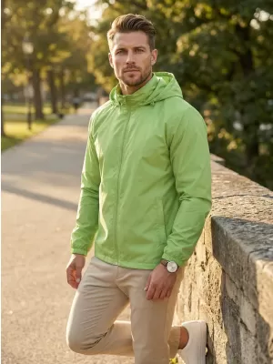 Pánska bunda ALTISPORT NoPrint NP/ALM2311NJ SPRING GREEN
