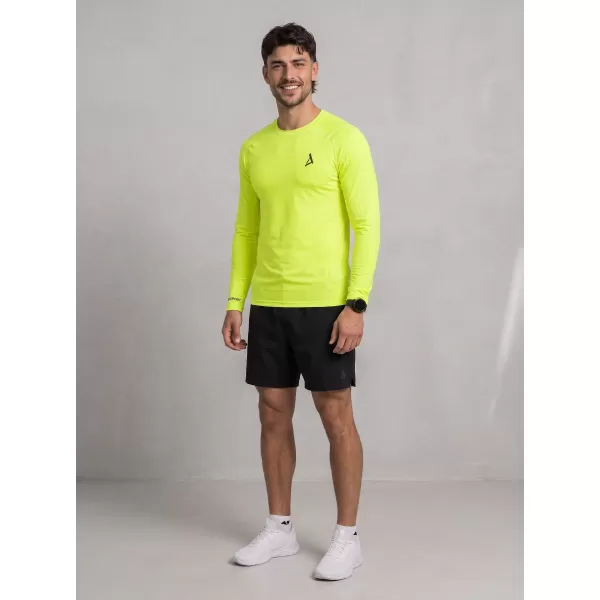  Pánske funkčné kompresné tričko premium ALTISPORT VOJ/ALM000TR03 NEON YELLOW 