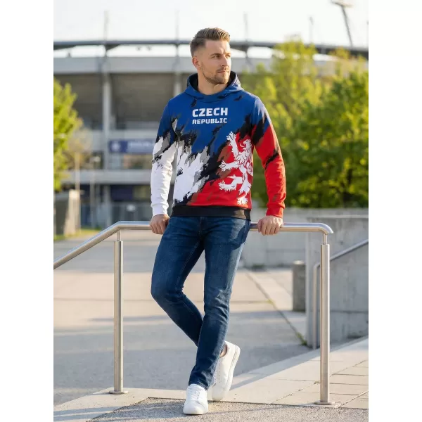  Pánska prémiová funkčná mikina ALTISPORT VOJ/ALM036MI01 PRUHY 