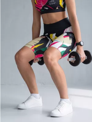 Dámske funkčné legíny nad kolená premium ALTISPORT VOJ/ALW042LEG02 čierna