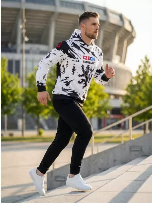 Pánska prémiová funkčná mikina ALTISPORT VOJ/ALM036MI01 ABSTRAKCIE