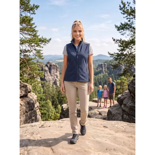  Dámska softshellová vesta ALTISPORT NoPrint NP/ALW7211NJ NAVY/NAVY 