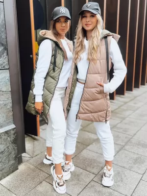 Dámska vesta DSTREET ONADE TY3726 KARAMEL