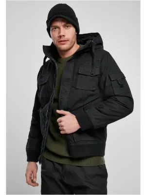 Pánska bunda brandinit Bronx BD3107 čierna