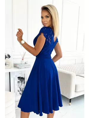 Dámske šaty Numoco Linda 381-3 BLUE