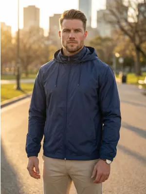Pánska bunda ALTISPORT NoPrint NP/ALM2311NJ NAVY