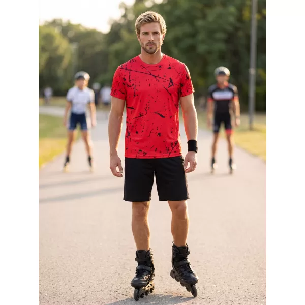  Pánske funkčné tričko premium ALTISPORT VOJ/ALM034TR01 červená 