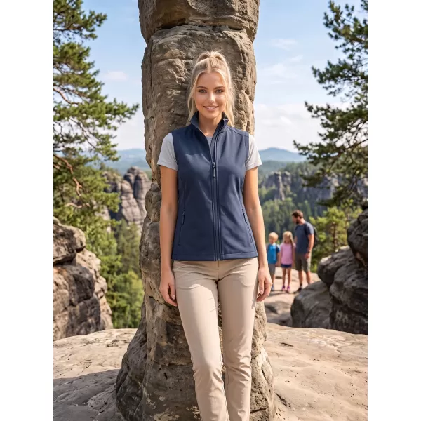  Dámska softshellová vesta ALTISPORT NoPrint NP/ALW7211NJ NAVY/NAVY 