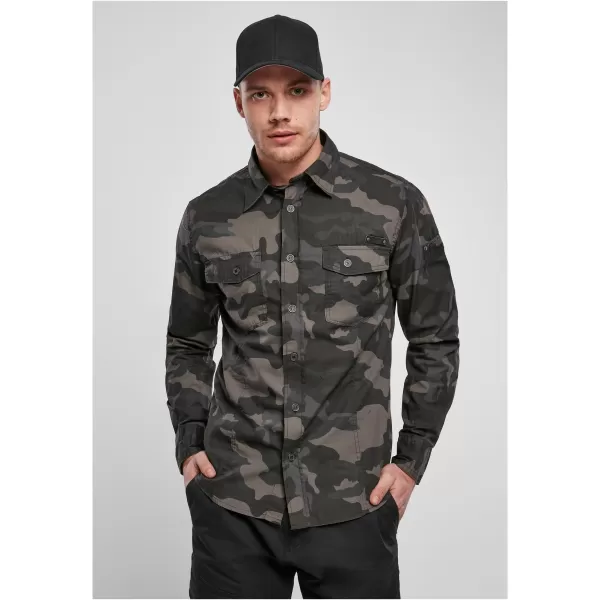  Pánska košeľa BRANDIT SLIM WORKER BD4005 DARKCAMO 