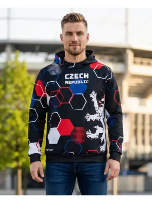 Pánska prémiová funkčná mikina ALTISPORT VOJ/ALM036MI01 HEXA ČIERNA
