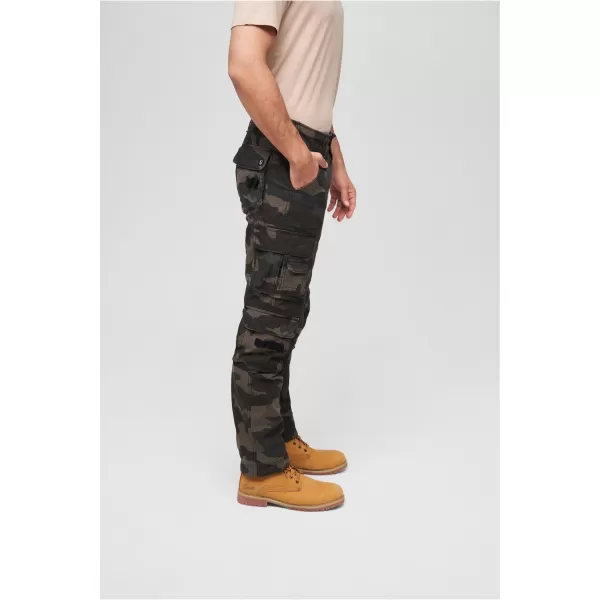  Pánske nohavice BRANDIT PURE SLIM BD1016 DARKCAMO 