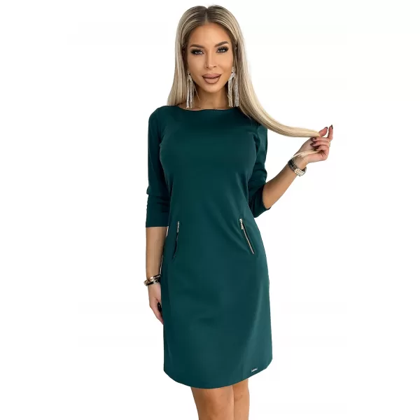  Šaty NUMOCO MARY 420-5 ZELENÁ 