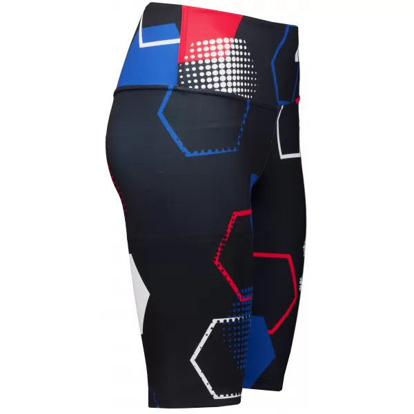  Dámske prémiové funkčné legíny nad kolená ALTISPORT VOJ/ALW036LEG02 HEXA ČIERNA 