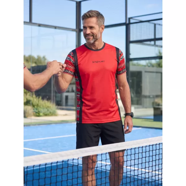  Pánske funkčné tričko premium ALTISPORT VOJ/ALM043TR01 červená 