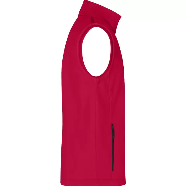  Pánska softshellová vesta ALTISPORT NoPrint NP/ALM8211NJ RED/BLACK 