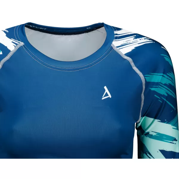  Dámsky prémiový funkčný crop top s dlhým rukávom ALTISPORT VOJ/ALW039TR04 NÁVYKY 