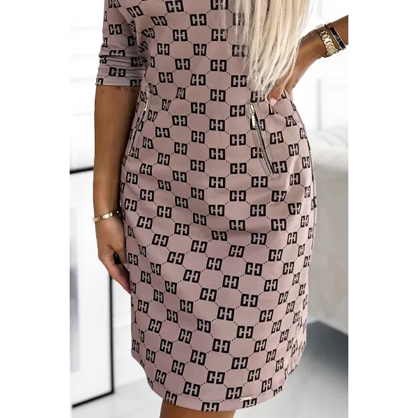 Šaty NUMOCO MARY 420-3 BÉŽOVÁ 