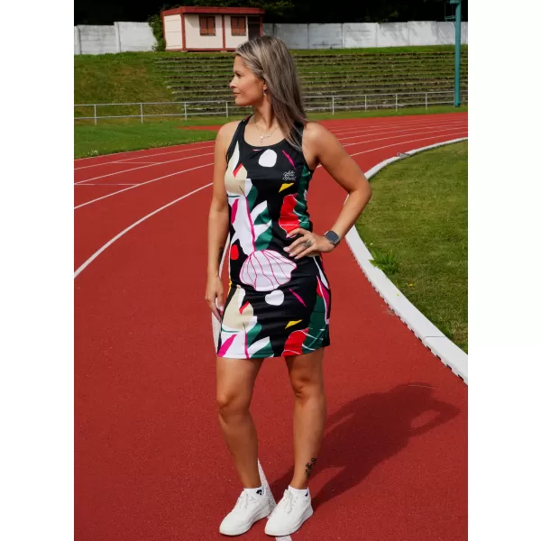  Dámske funkčné tielkové šaty ALTISPORT VOJ/ALW042SAT01 ČIERNA 