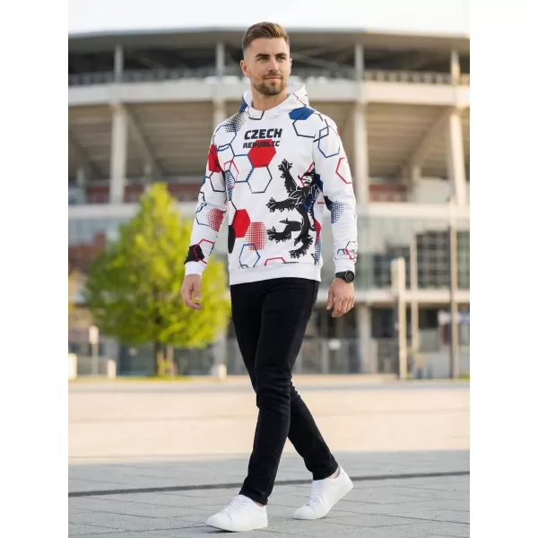  Pánska prémiová funkčná mikina ALTISPORT VOJ/ALM036MI01 HEXA BIELA 