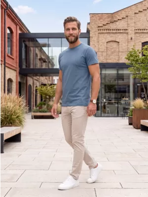 Pánske tričko ALTISPORT NoPrint NP/ALM921 DENIM