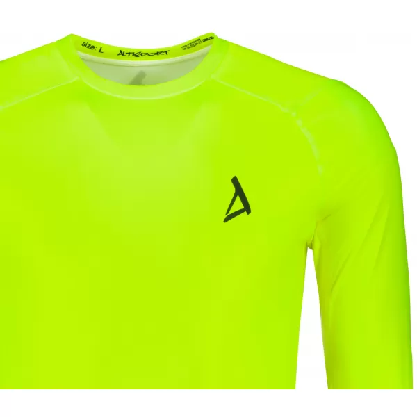  Pánske funkčné kompresné tričko premium ALTISPORT VOJ/ALM000TR03 NEON YELLOW 