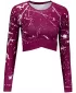 Dámsky funkčný crop top s dlhým rukávom premium ALTISPORT VOJ/ALW034TR04 FUCHSIOVÁ