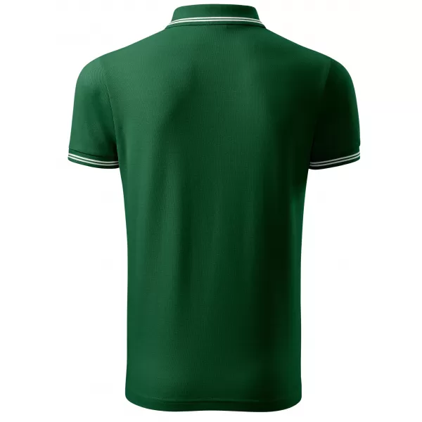 Pánske tričko s golierom ALTISPORT NoPrint NP/ALM912 DARK GREEN 