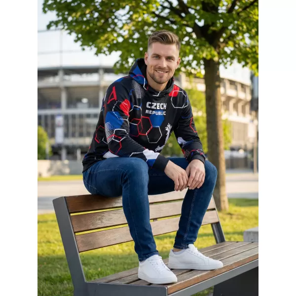  Pánska prémiová funkčná mikina ALTISPORT VOJ/ALM036MI01 HEXA ČIERNA 