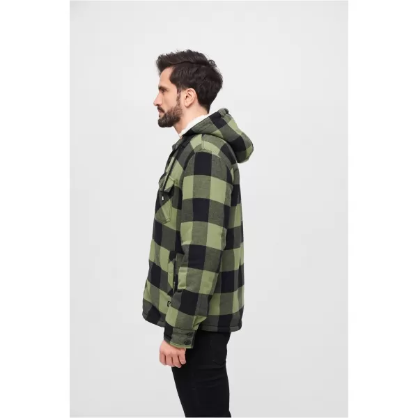  Pánska bunda BRANDIT LUMBER BD3172 BLACK/OLIVE 