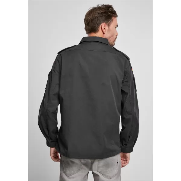  Pánska košeľa BRANDIT BW FELDBLUSE BD4221 BLACK 
