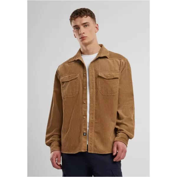  Pánska košeľa Brandit Corduroy Classic BD4035 Camel 
